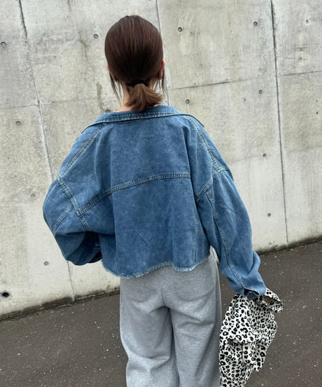 カットオフデニムショートジャケット