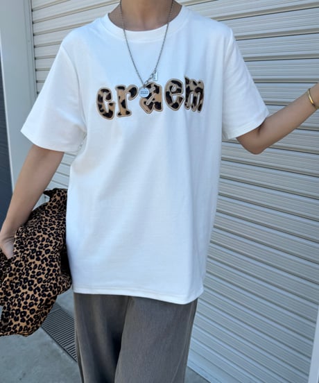 レオパードロゴTシャツ
