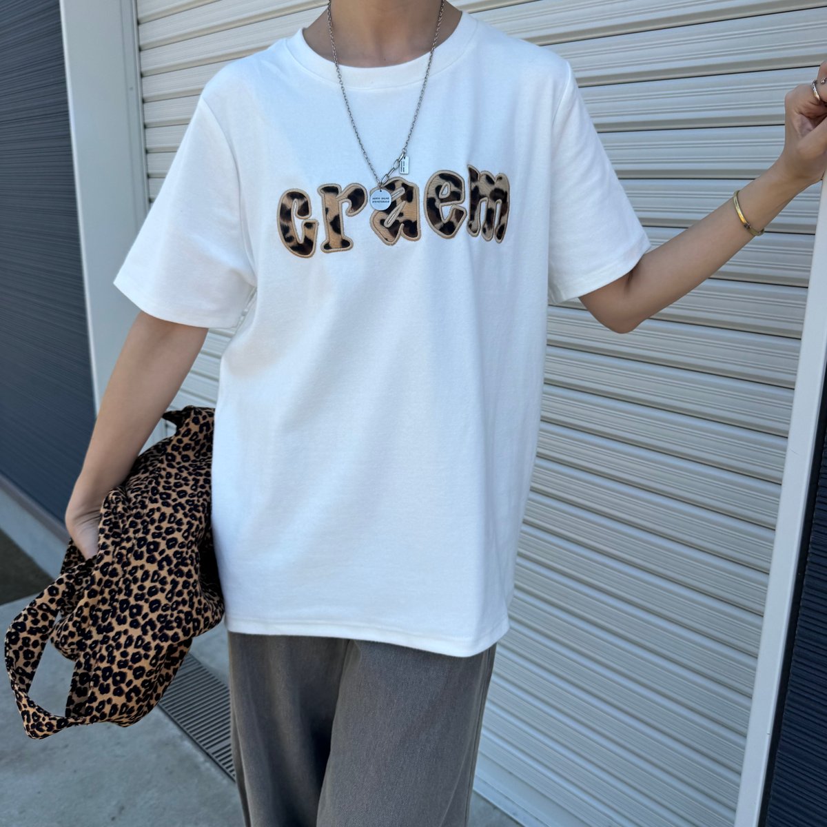 レオパードロゴTシャツ | COPINE