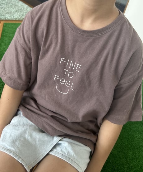 【kids】フロントプリントモカtシャツ(110〜150)
