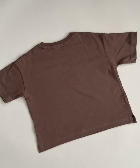 【kids】フロントプリントモカtシャツ(110〜150)