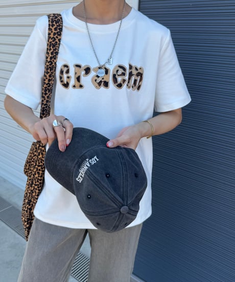 レオパードロゴTシャツ