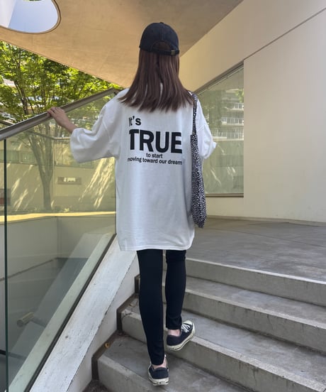 バックプリントビッグtシャツ (ホワイト)