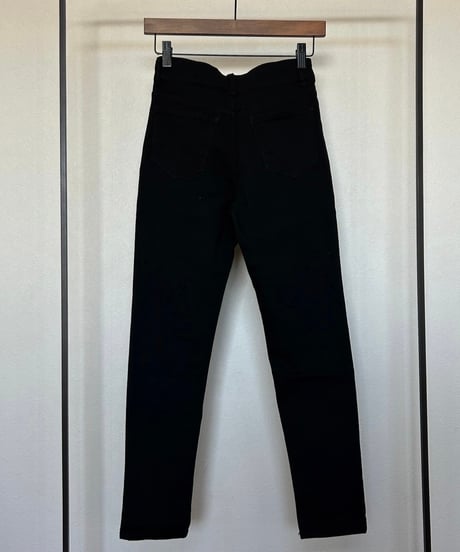 スーパーストレッチスキニーブラックパンツ (3size)