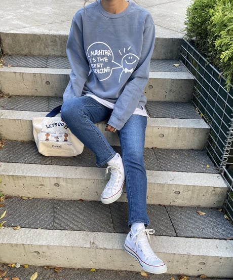【COPINE original】メッセージプリントスウェット(3color/2size)