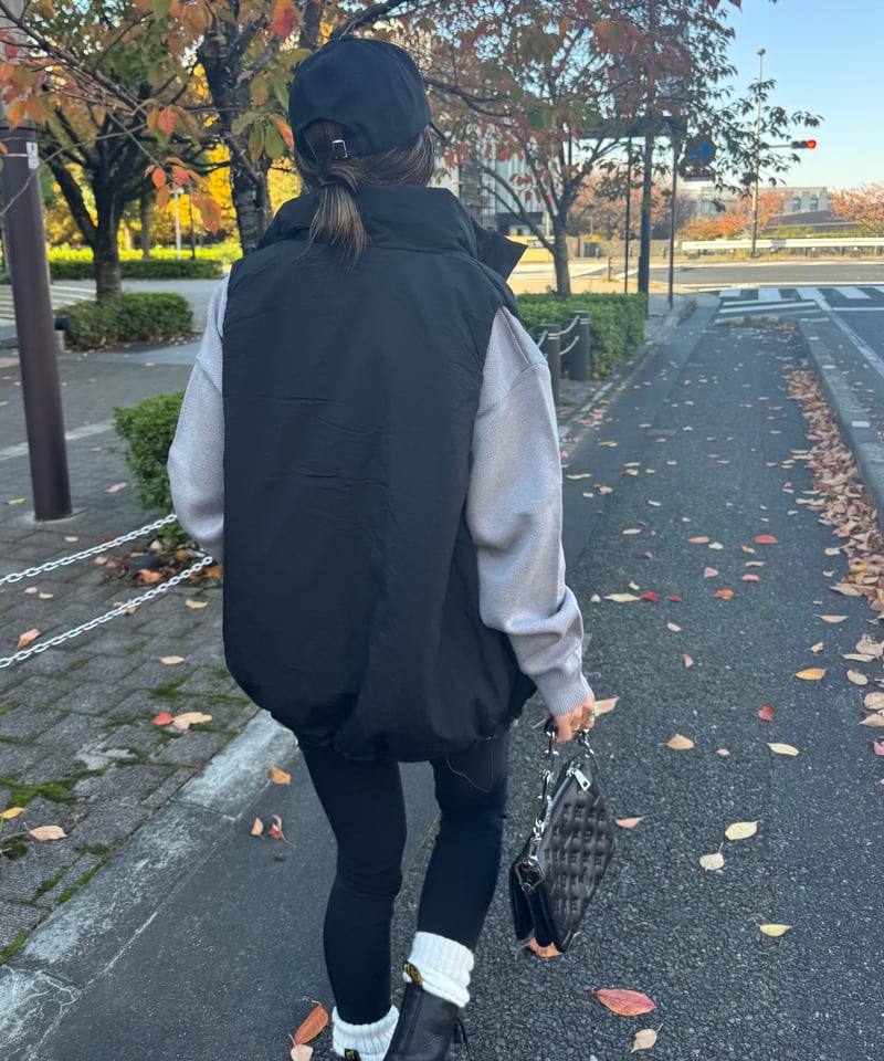 Crie conforto ステッチレス中綿ベスト　M Crie conforto ステッチレス中綿ベスト M - ジャケット・アウター