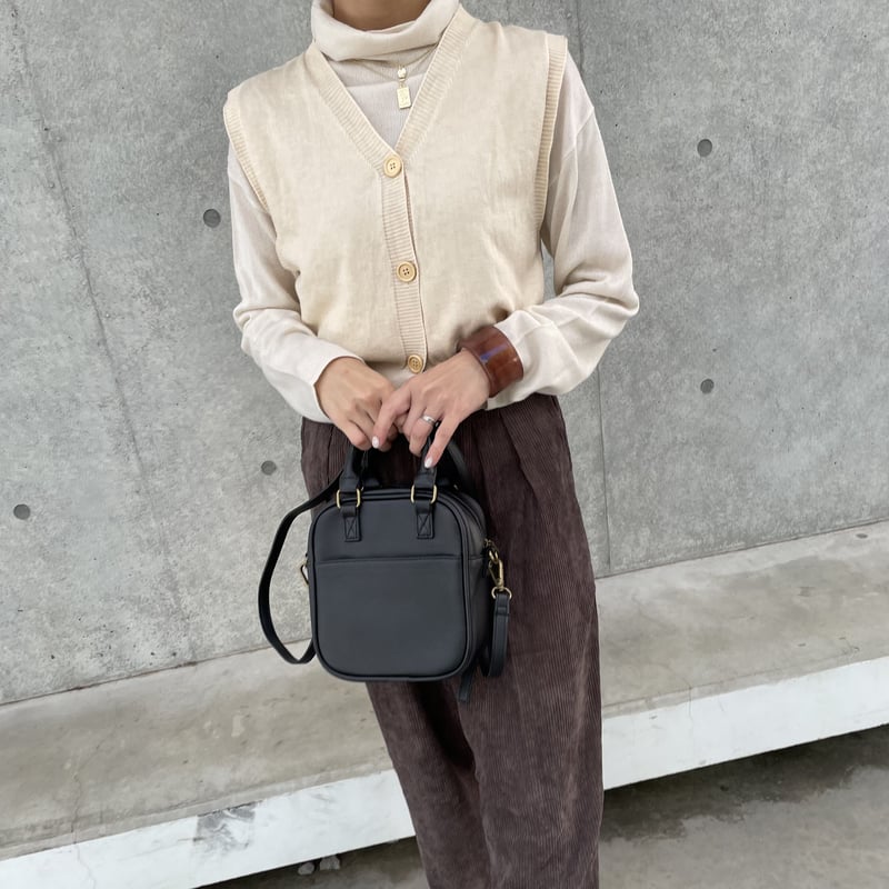 スクエアショルダー2wayバッグ(2color) | COPINE