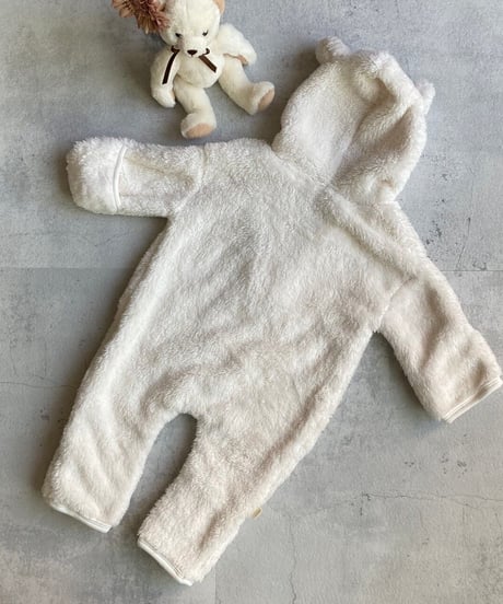 【kids】くま耳デザインジャンプスーツ (2size)