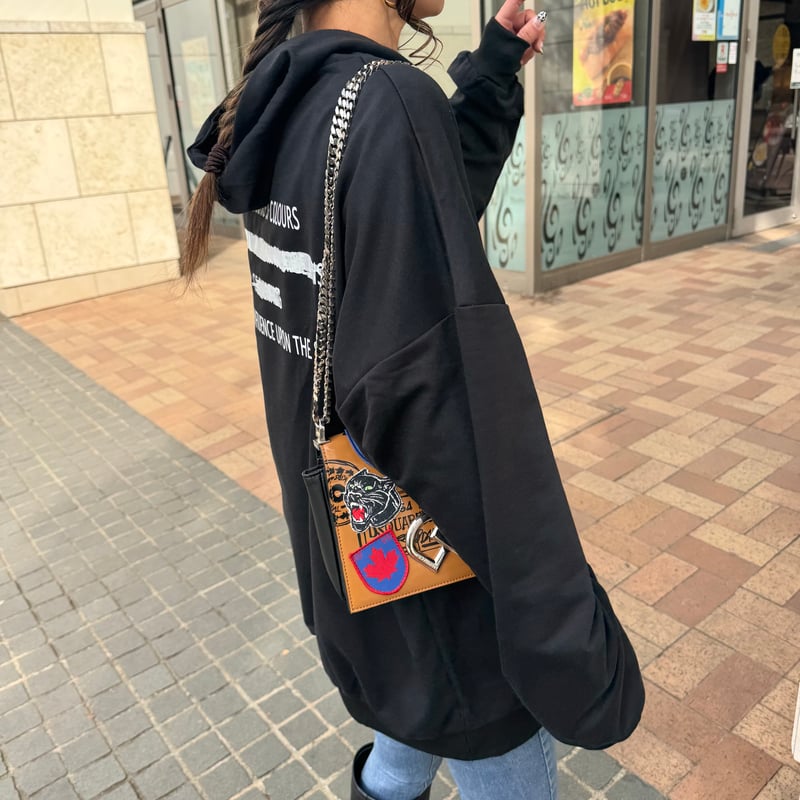 バックプリントパーカー(ブラック) | COPINE