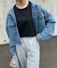 カットオフデニムショートジャケット