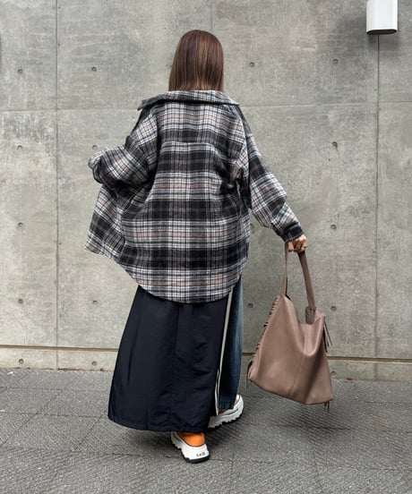 サイドラインデニムドッキングスカート