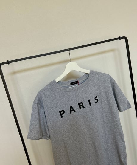 PARISプリントTシャツ(グレー)