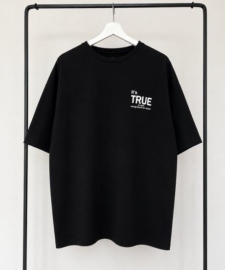 バックプリントビッグtシャツ (ブラック)