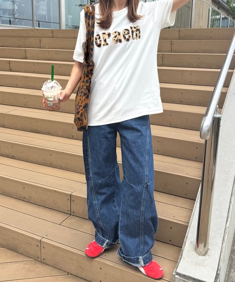レオパードロゴTシャツ