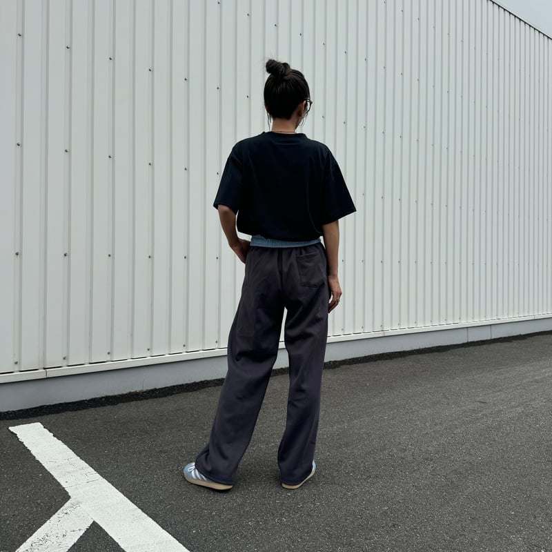 ロゴプリントスウェットパンツ(チャコールグレー) | COPINE