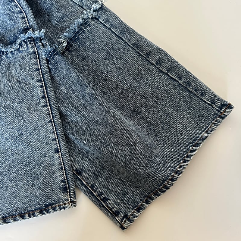 裾切替ワイドデニムパンツ(2size) | COPINE 裾切替ワイドデニムパンツ(2size) | COPINE