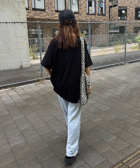 モノクロフォトプリントTシャツ(ブラック)