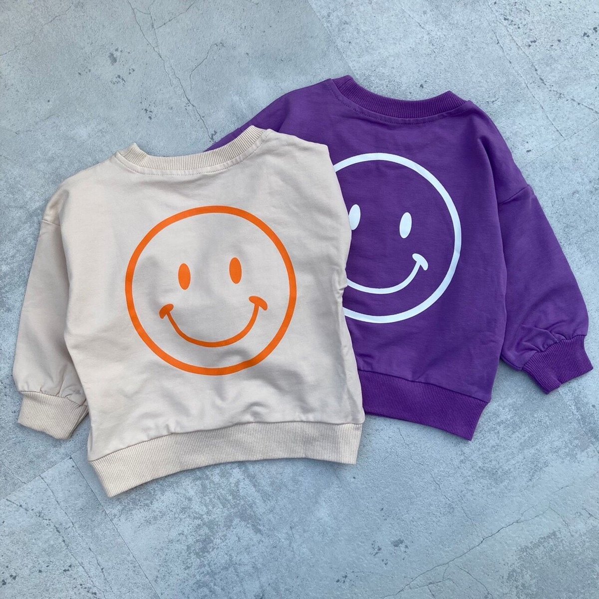 kids】ニコちゃんスウェットセットアップ(2color・2size) | COPINE kids】ニコちゃんスウェットセットアップ(2color・2size) | COPINE