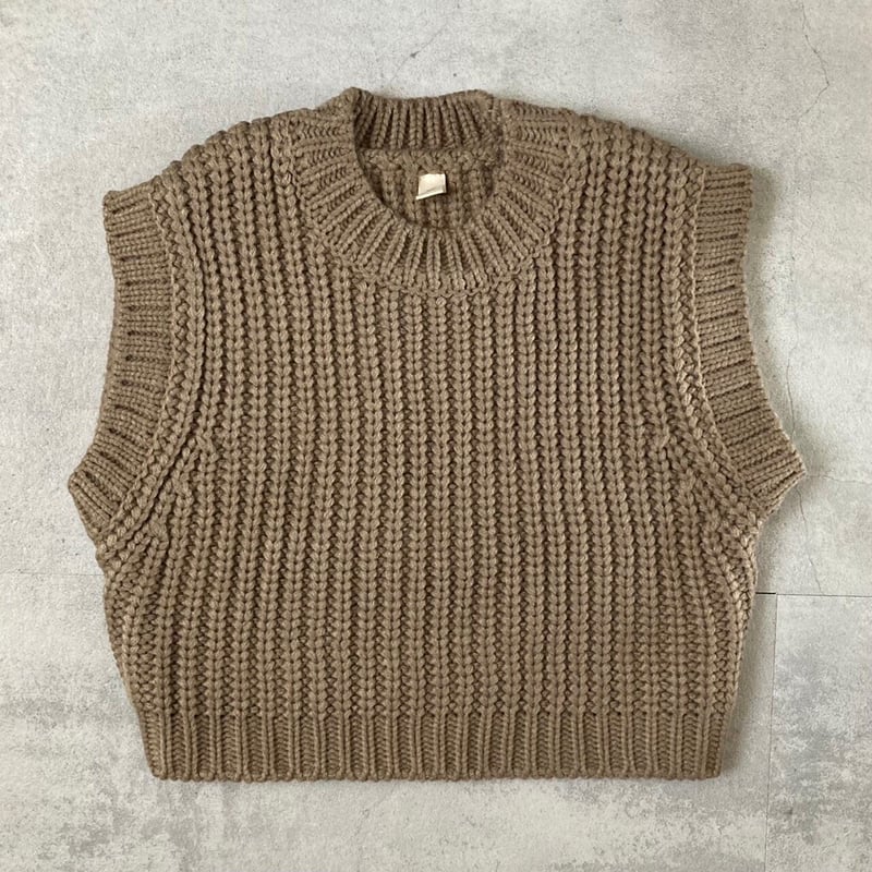 kids】ざっくりニットベスト(2color/2size) | COPINE