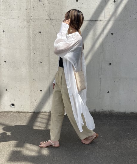 リネンライクパンツ