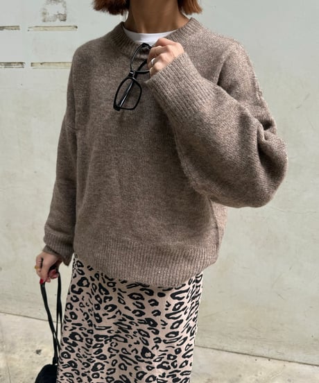 ベーシックシンプルニット