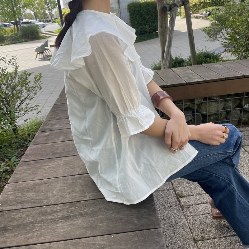 ビッグカラーブラウス | COPINE