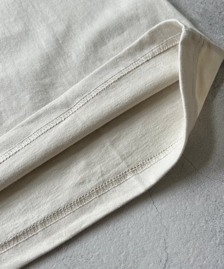 BACKコットンtシャツ(ベージュ)