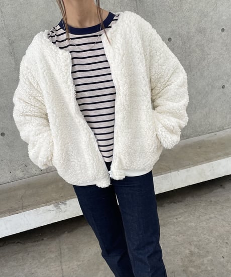 もこもこボアジャケット