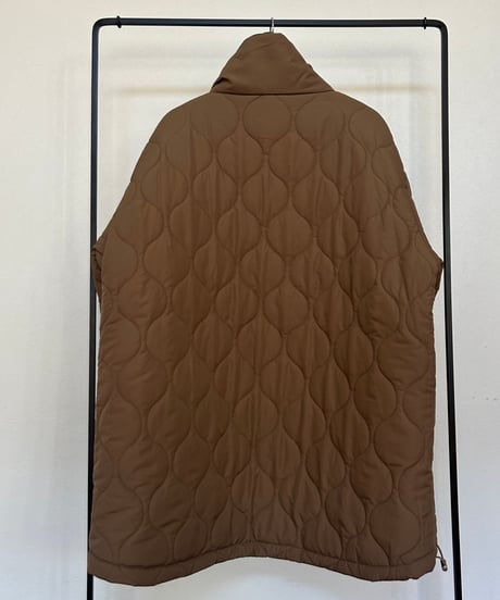 リバーシブル中綿モンスターコート(カーキ×モカ)