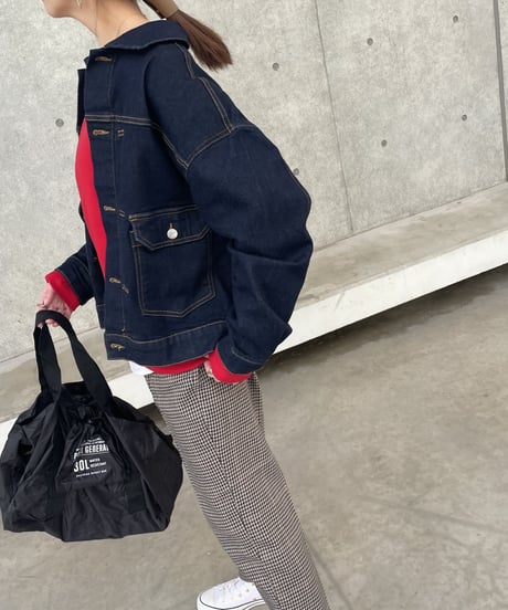 POST GENERALパッカブル ショッピングバスケットバッグ(2color)