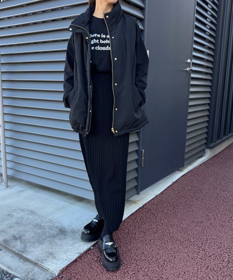 リブニットロングスカート
