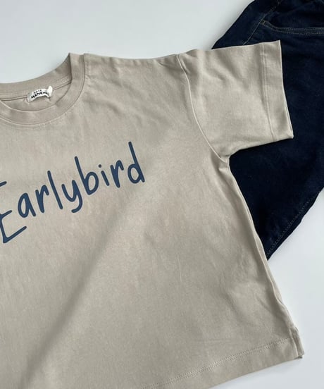 【kids】Early bird tシャツ(110〜150)
