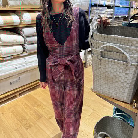チェックサロペット | STORES