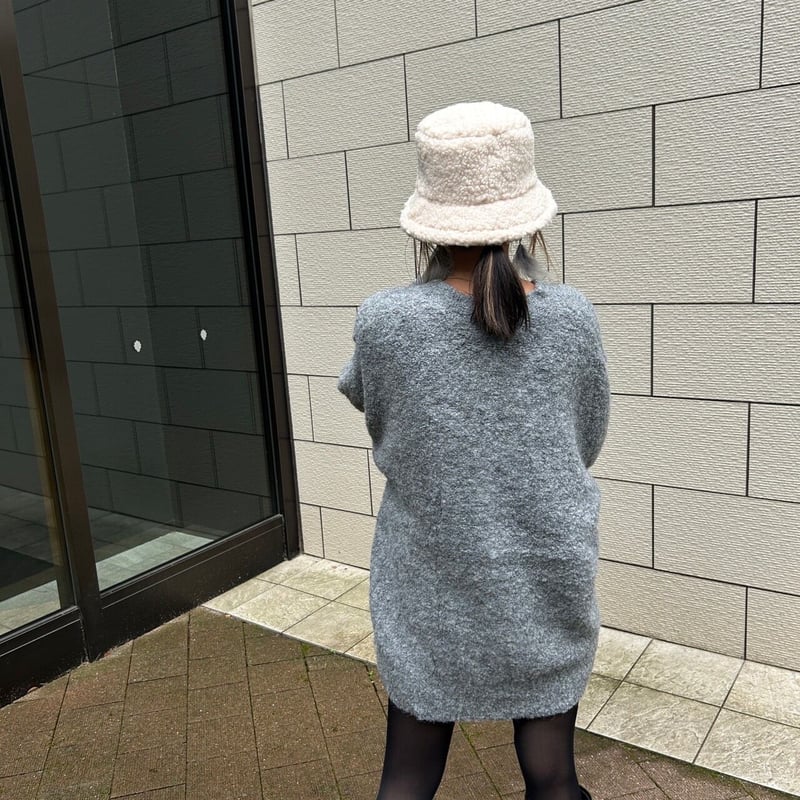 Chapeau d'O Color Boa Bucket　黒 Chapeau d'O Color Boa Bucket 黒