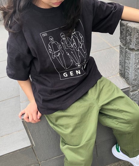 【kids】フロントジェントルプリントtシャツ(110〜150)