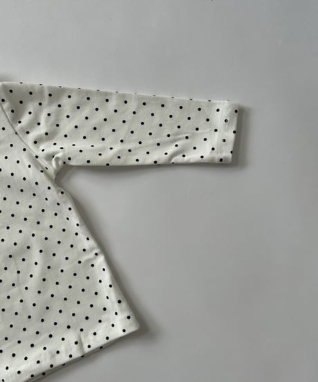 【kids】丸襟シンプル長袖トップス(2color・2size)