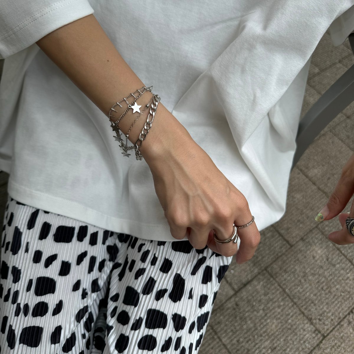  　4連　ブレスレット　バングル COPINE | 4連チェーンブレスレット アクセサリー