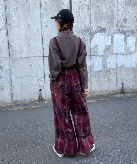 ヴィンテージ加工スウェットトップス