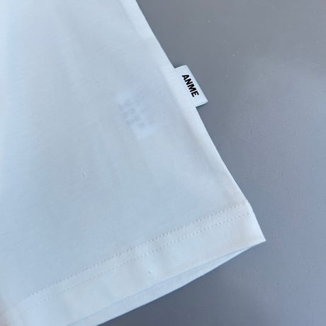 発泡ロゴプリントビッグtシャツ (オフホワイト)