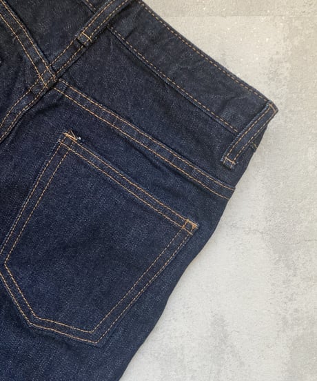 美シルエット！ハイウエストロールアップデニム(3size)