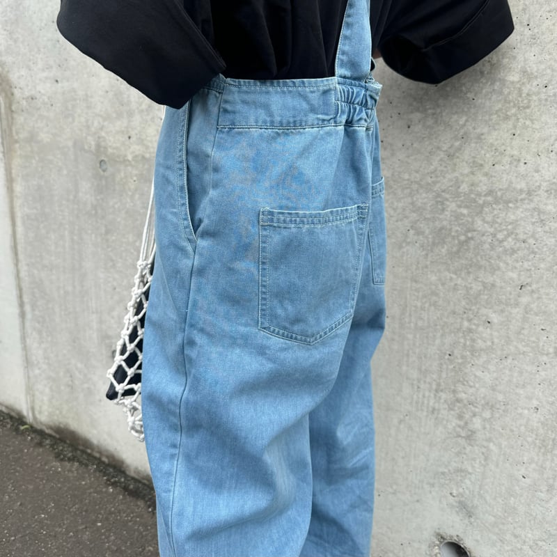 7.5ozデニムサロペット(ライトブルー) | COPINE 7.5ozデニムサロペット(ライトブルー) | COPINE