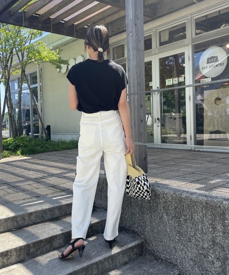 サイドカットダメージデニムパンツ（2size）