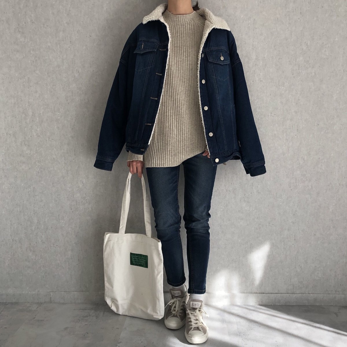 美シルエットデニム/ミディアムウォッシュ(4size) | COPINE