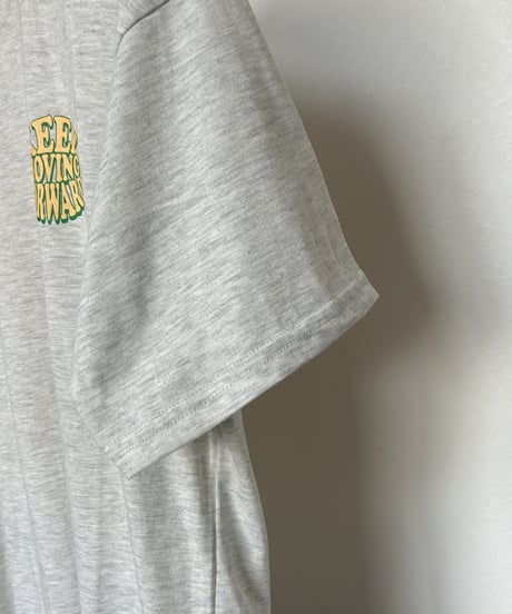 発砲プリントビッグTシャツ（オートミール）