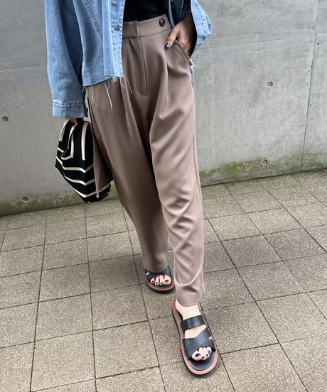 2wayラップストレートロングパンツ