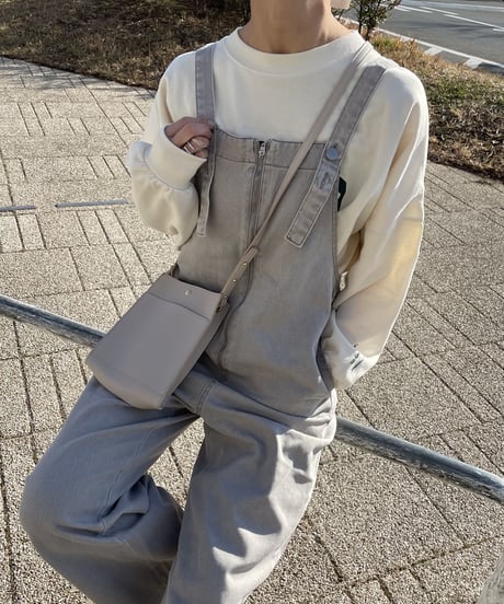 合皮シンプルミニショルダー(3color)