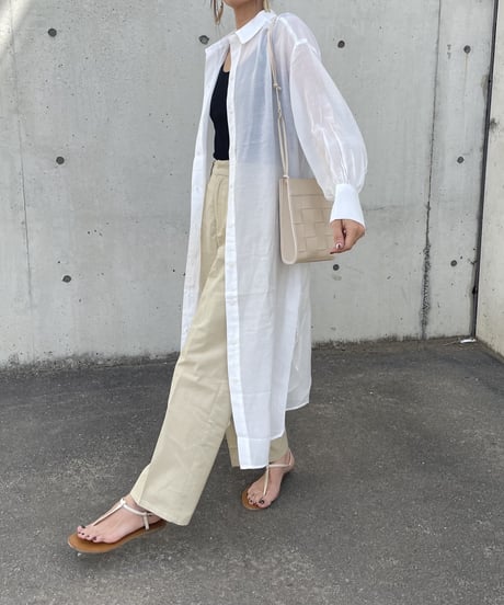リネンライクパンツ