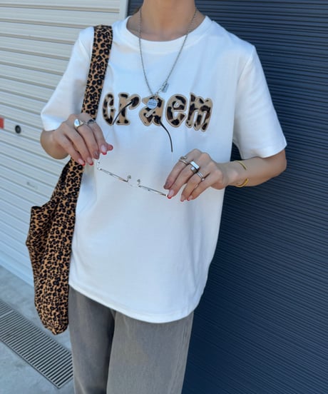 レオパードロゴTシャツ