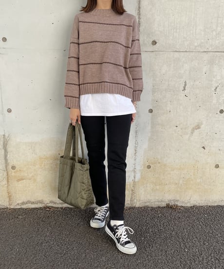 裏起毛ストレッチブラックスキニーデニム(3size)