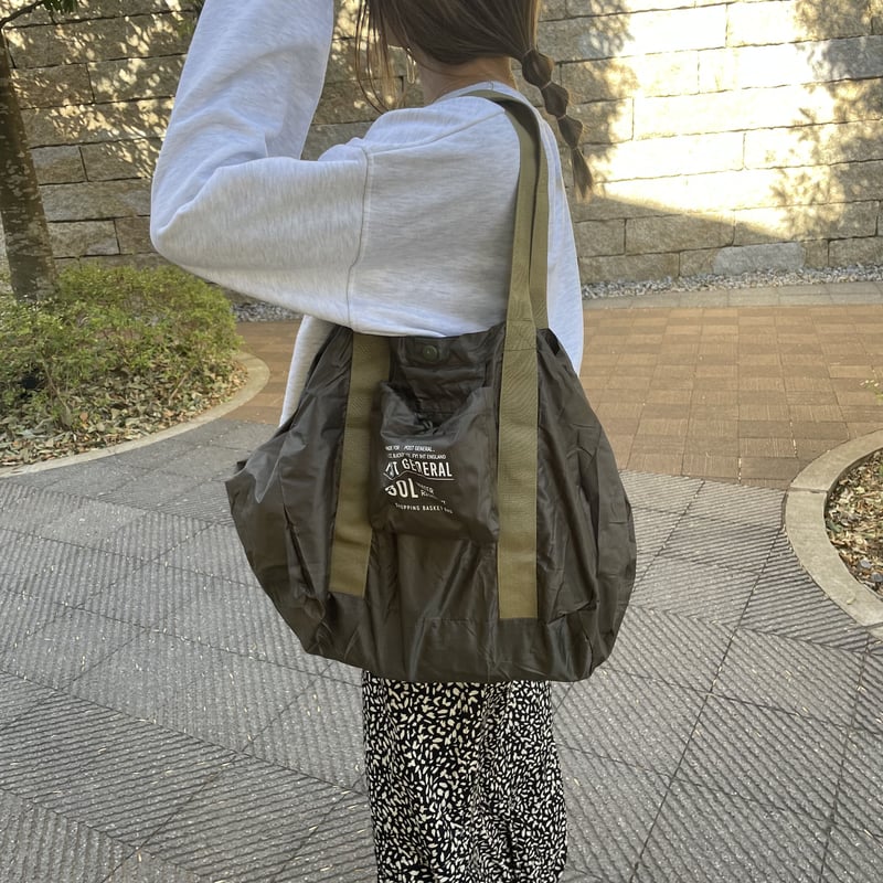 general store カゴバッグ PACKABLE SHOPPING BASKET BAG / パッカブル ショッピング